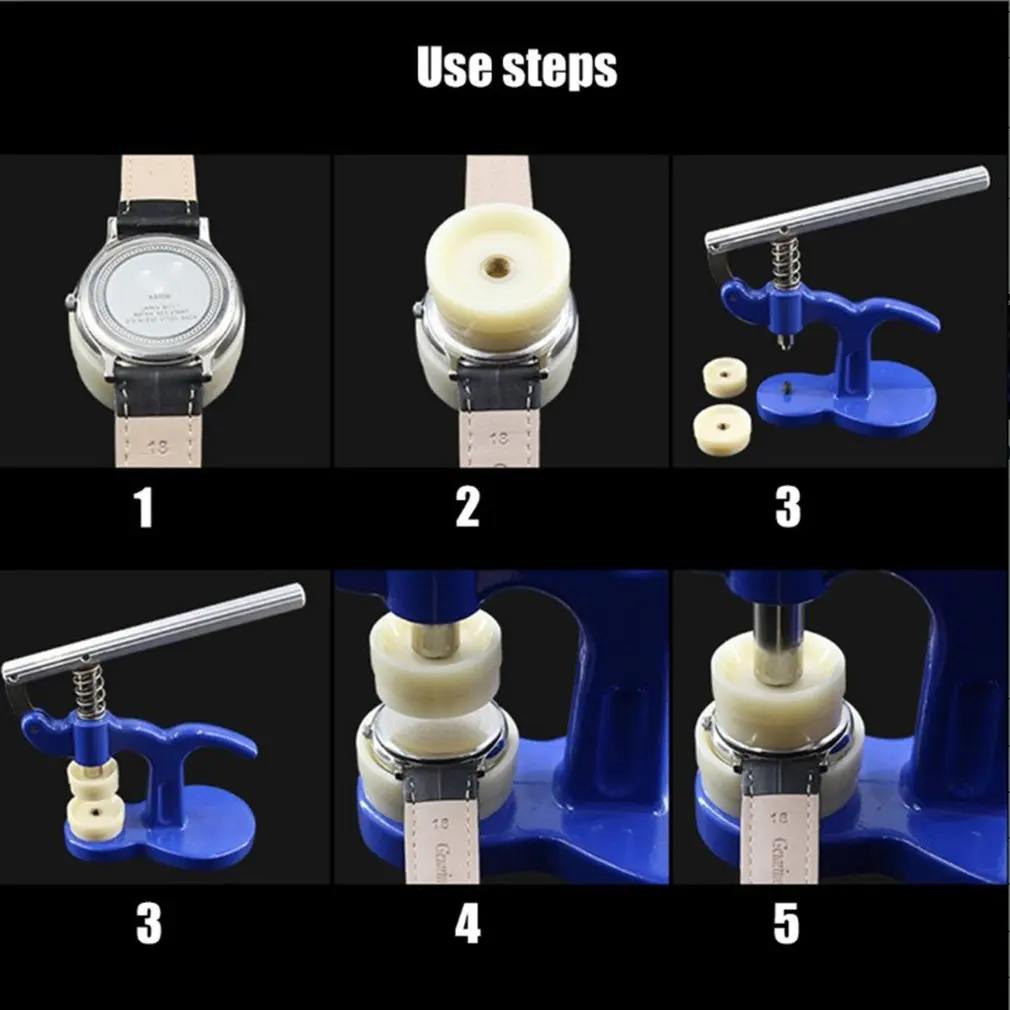 Инструмент для ремонта часов Настольная пресс машина запечатывания крышек