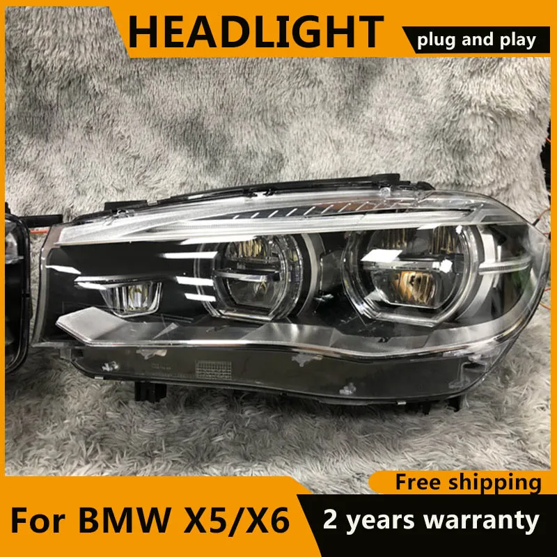 

Car Styling For BMW X5/X6 2014-2017 Headlight for BMW X5/X6 Head Lamp ALL LED Auto headlamp