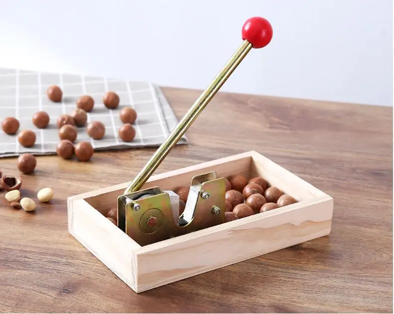 Зажим из орехового дерева Macadamia гайка инструмент открытия гайка щипцы для орехов обрубка машина ручная гайка орехокол машина для изготовления крекеров орехокол для грецких орехов