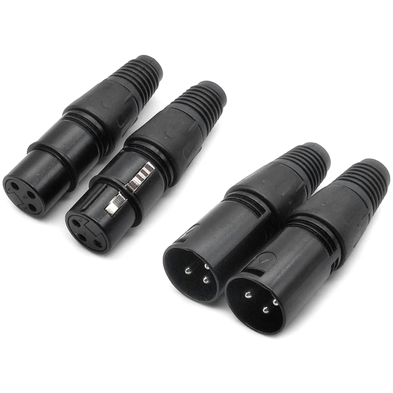 40 шт. 3Pin Xlr Штекерный к женскому микрофонный Удлинительный кабель микрофонные