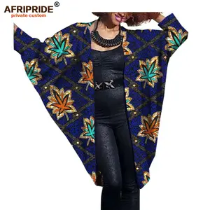 Женский плащ из хлопка, батик, Повседневный, осенний, 2020, A722416, Африканский стиль, размера плюс