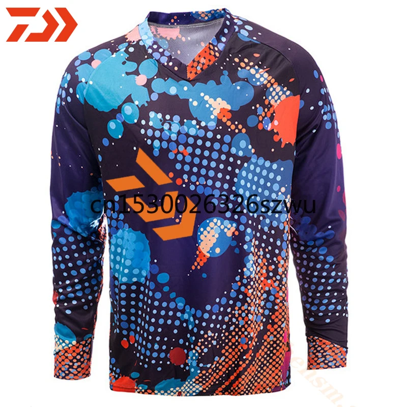 

2020 DAIWA Men Ultrathin Long Sleeve Fishing Clothing Sunscreen Anti-uv Breathable Shirt Summer Fishing Coat Size XS-5XL Jacket