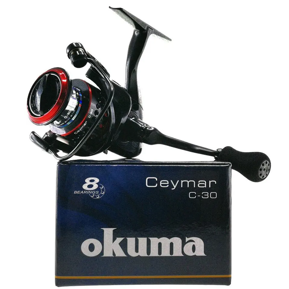 Спиннинговая катушка Okuma Ceymar 7 + 1 шарикоподшипник макс. 15 кг максимальная мощность