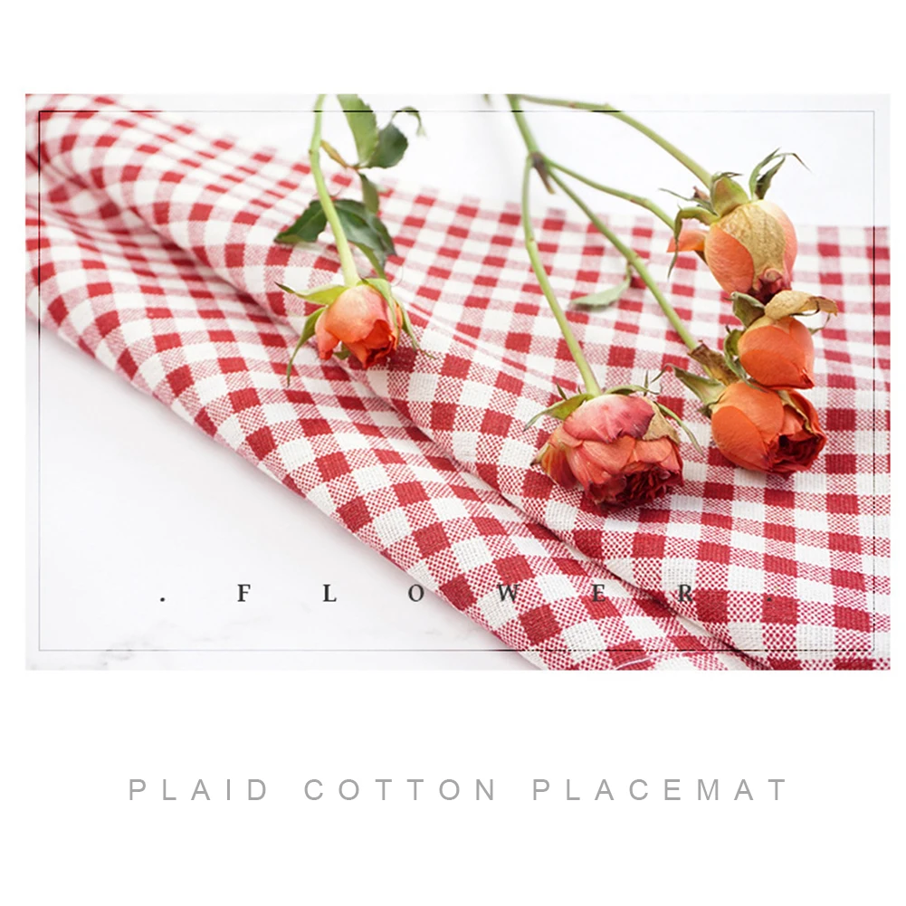 Лидер продаж 1 шт. клетчатая хлопковая подстилка в японском стиле тканевые