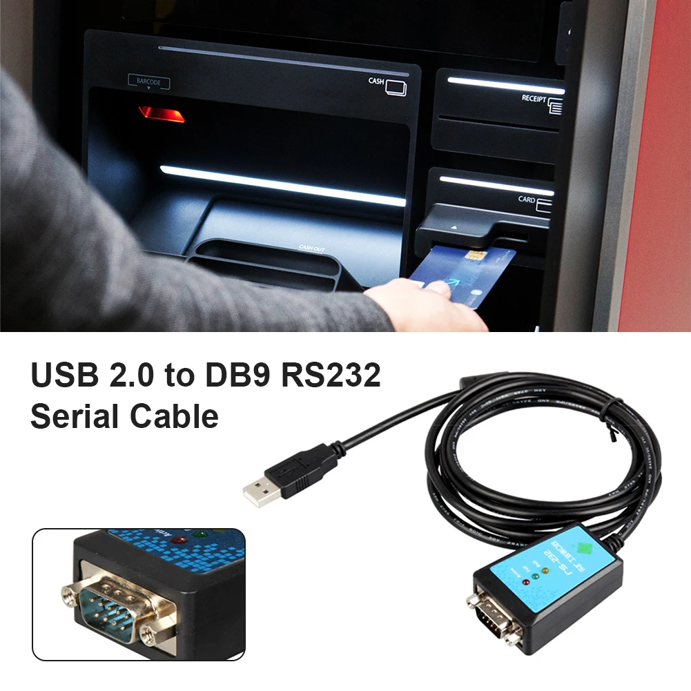 

Новый переходник с USB RS232 на DB 9-контактный штекер с поддержкой системы Win 7 8 10 Pro, поддерживает различные последовательные устройства