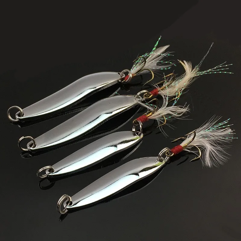 FARGIANT 1 шт. серебряная Спиннер ложка крючок для рыбы приманка басов форель 5 7 10 13 18 21