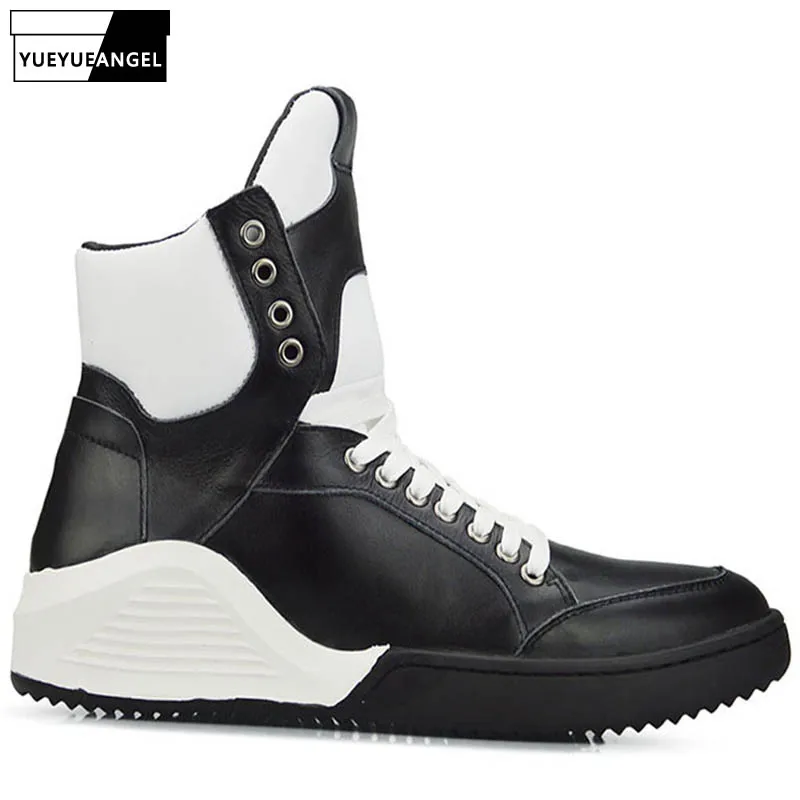 Новая модная мужская обувь Удобные дышащие мужские ботинки из натуральной кожи в