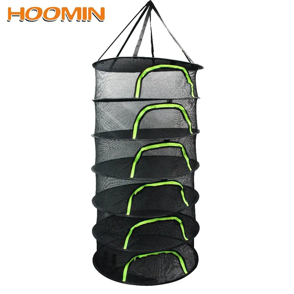 

For Herbs Hanging Basket 6 Layers Drying Net For Flowers Buds Plants Organizer Herb Drying Net Folding Dry Rack Dryer Bag Mesh
