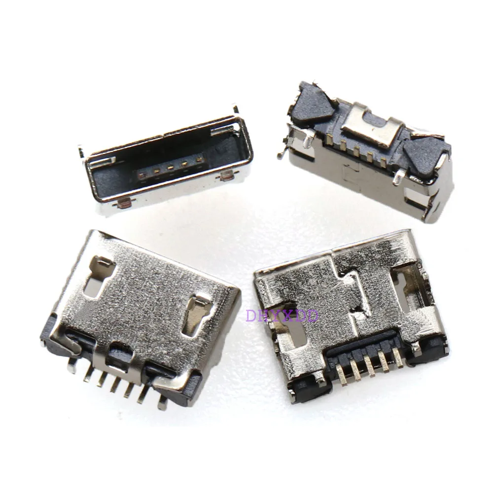 10 100Pcs MICRO USB Charging Port USB Jack Square Mouth Connector For DJI Royal 2 PRO air Female Socket