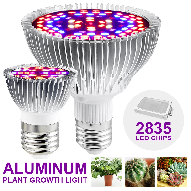 

plant planting flowers and seedli E27 full-spectrum plant light 40/78/120/150 hyd LED plant growth light is suitable for indoor