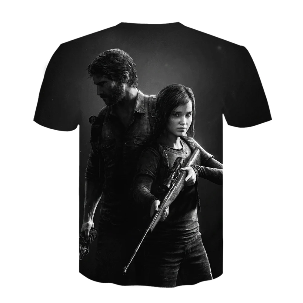 Новая футболка с 3d принтом последняя выжившая игра для геймеров забавная мужская
