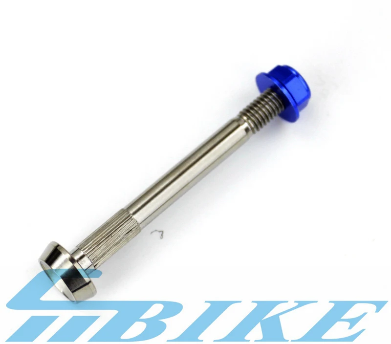Blue Rear Shocks TWTOPSE Pro 10g титановые задние ударные болты для велосипеда Brompton прочные алюминиевые гайки из сплава блок Подвески болт запчасти - Цвет: Blue Rear Shocks