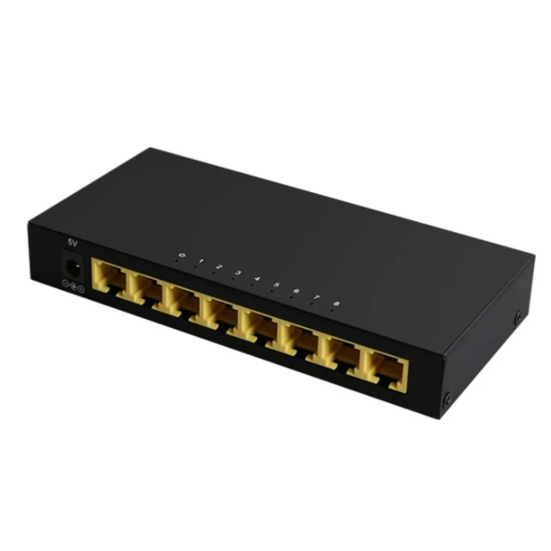 

TXE155 8-портовый рандомный 10/100 Мбит/с, сетевой коммутатор Ethernet, рандомный разветвитель Интернета RJ45, штепсельная вилка США