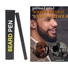 Борода ручка для мужчин Парикмахерская карандаш и щетка для мужчин усы ремонт формы эффективное усиление волос для лица водонепроницаемая защита от пота Стайлинг