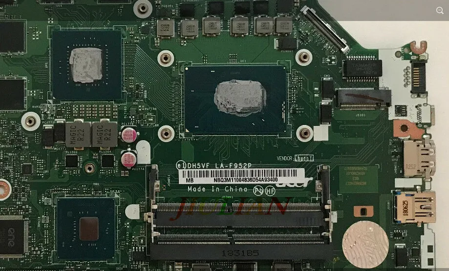 NBQ3M11004 для acer Nitro 5 AN515-53-52FA 15," Ноутбук i5-8300H материнская плата LA-F952P NB. Q3M11.004 тест ОК