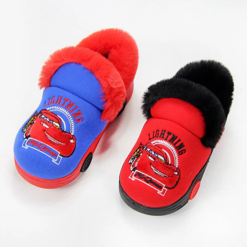 Детская сумка Disney с хлопковыми туфлями Новинка Зима 2019 теплые Нескользящие