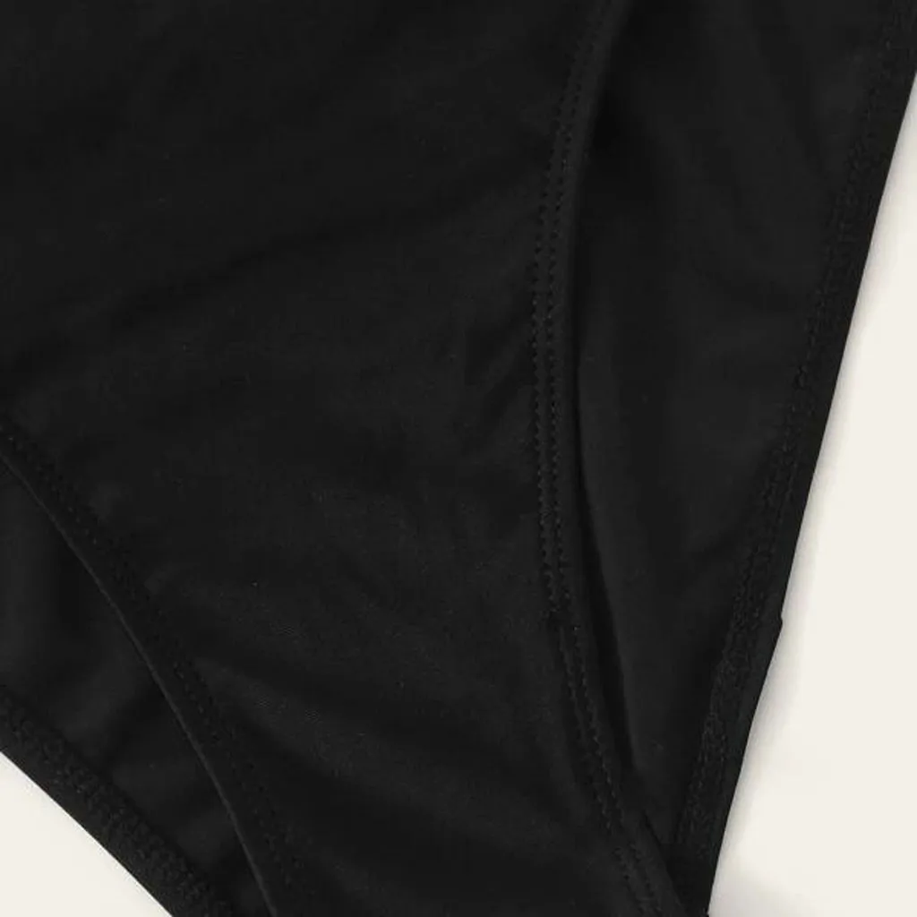 Женский Одноцветный купальник SAGACE Цельный бикини с пуш ап купальный костюм