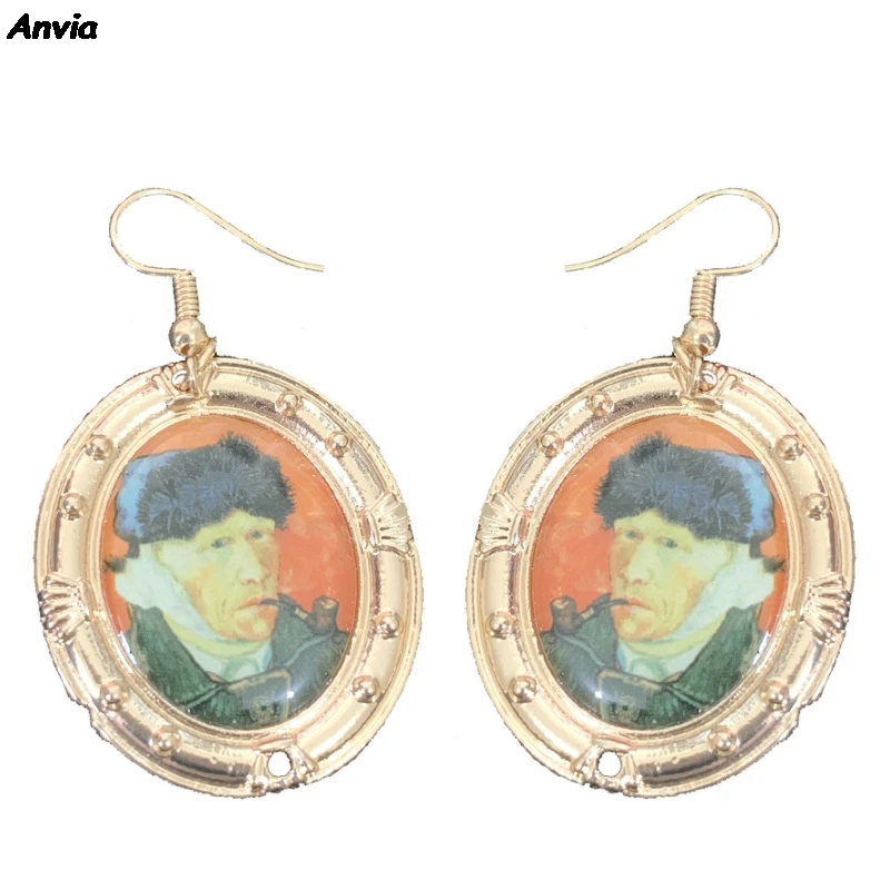 Ван Гога старинные ювелирные изделия художника свисающие серьги для женщин