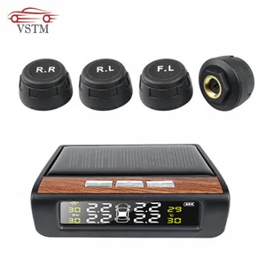 Солнечный TPMS автомобильный датчик контроля давления в шинах цифровой дисплей светодиодная белая подсветка Автомобильная система контроля давления в шинах безопасность автомобиля