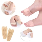Инструменты для ухода за ногами, прокладки на переднюю часть стопы с пятью отверстиями, разделитель сотовых пальцев ног, мягкие гелевые боли, рельефные стельки для предотвращения мозолей ног, мозолей, мозолей