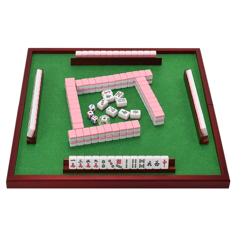 

Portable Folding Mahjong Mini Handmade Chess Pieces Mahjong Set Family Gathering Table Games Gra Planszowa Travel Games Ed50zm