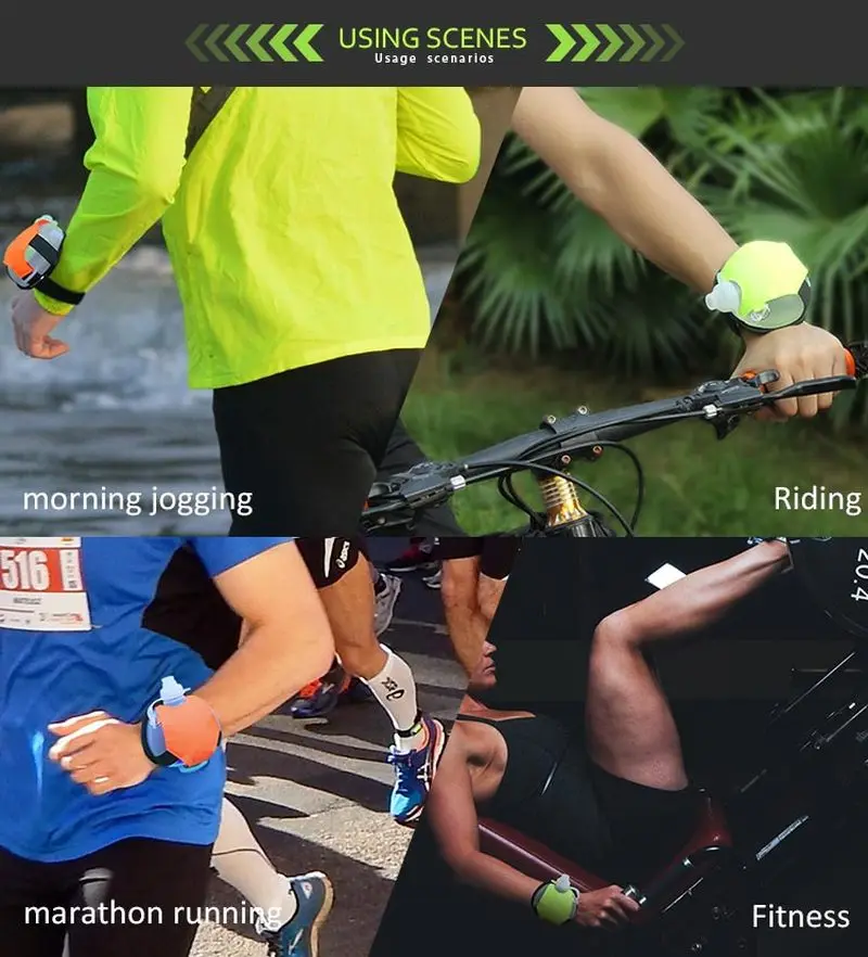 200 мл бутылка для воды бега наручный чайник чашка спорта на открытом