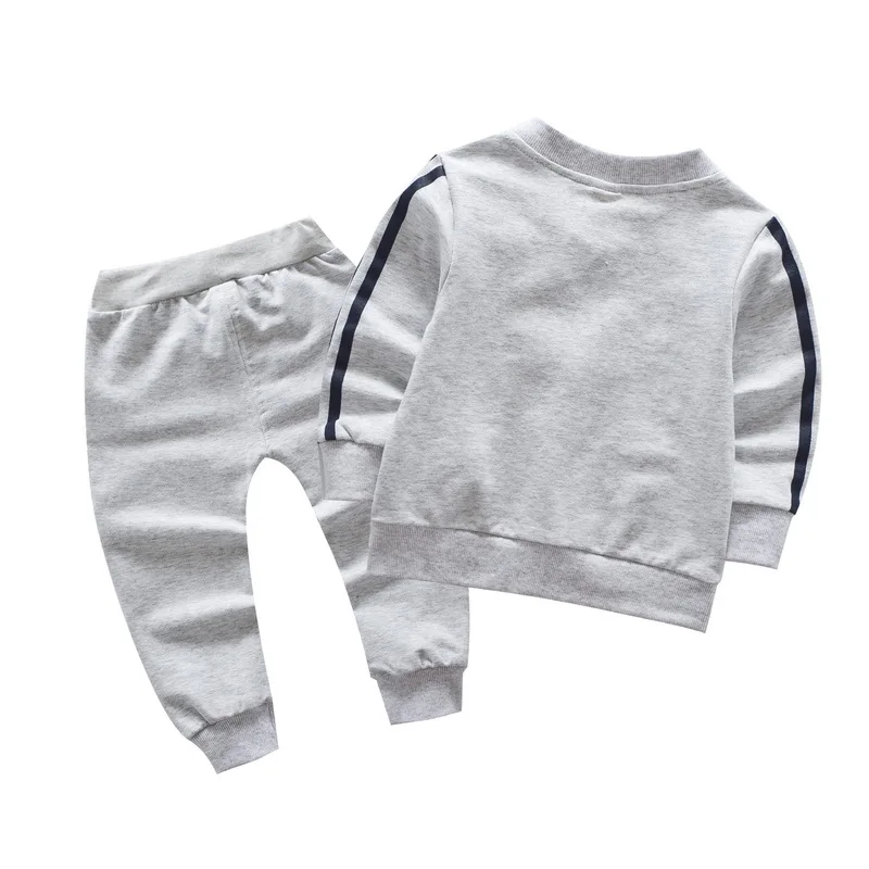 Детская одежда для мальчиков и девочек комплекты с длинными рукавами на весну