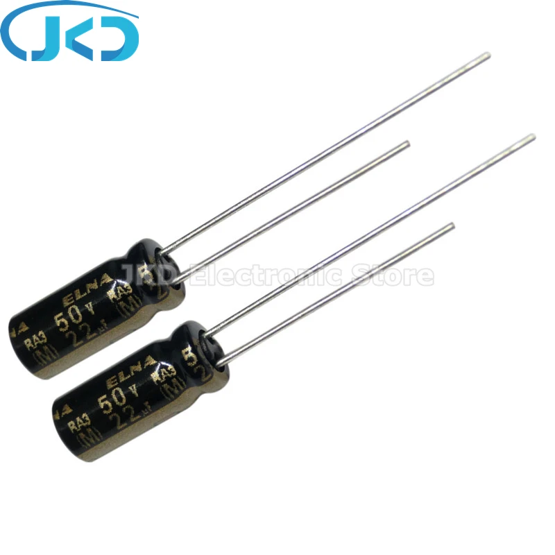 

Аудио электролитический конденсатор ELNA RA3 50 в 22 мкФ 5 х11 мм, 22uF50V 85 ℃ RA3 серии 22 мкФ 50 В, 100% оригинал, 5 х11, 20 шт.