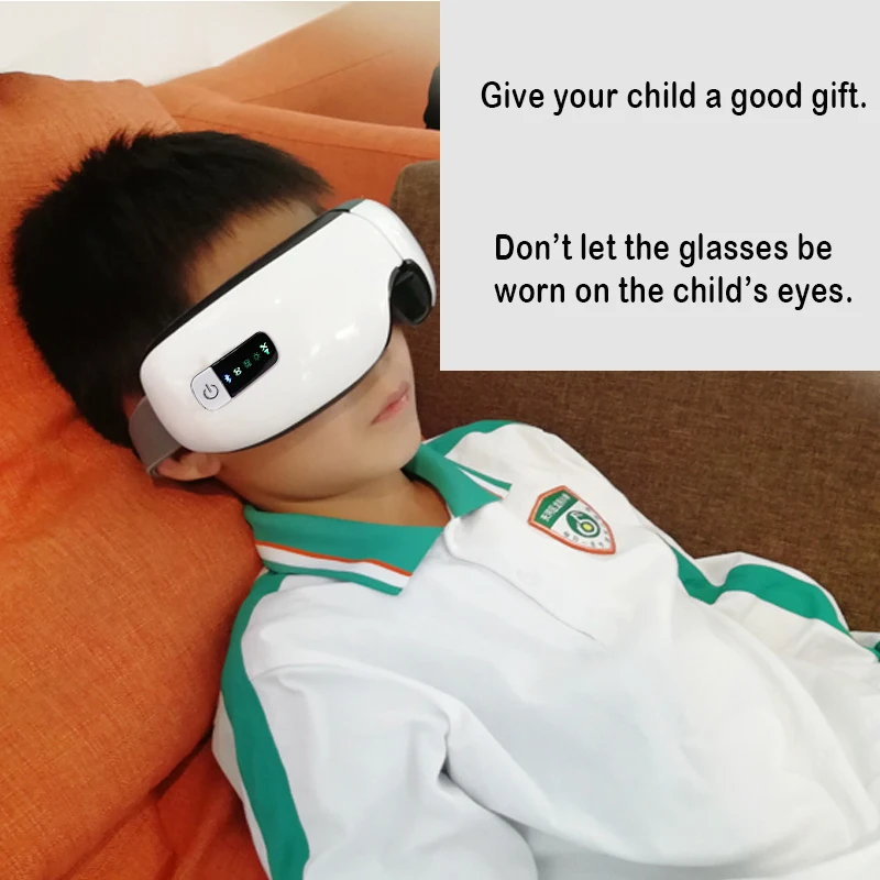 Умный электрический массажер для глаз музыкальное давление беспроводная