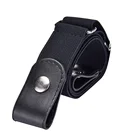 Эластичный невидимый ремень тканый ремень, пояс унисекс модный джинсовый ремень без пряжки