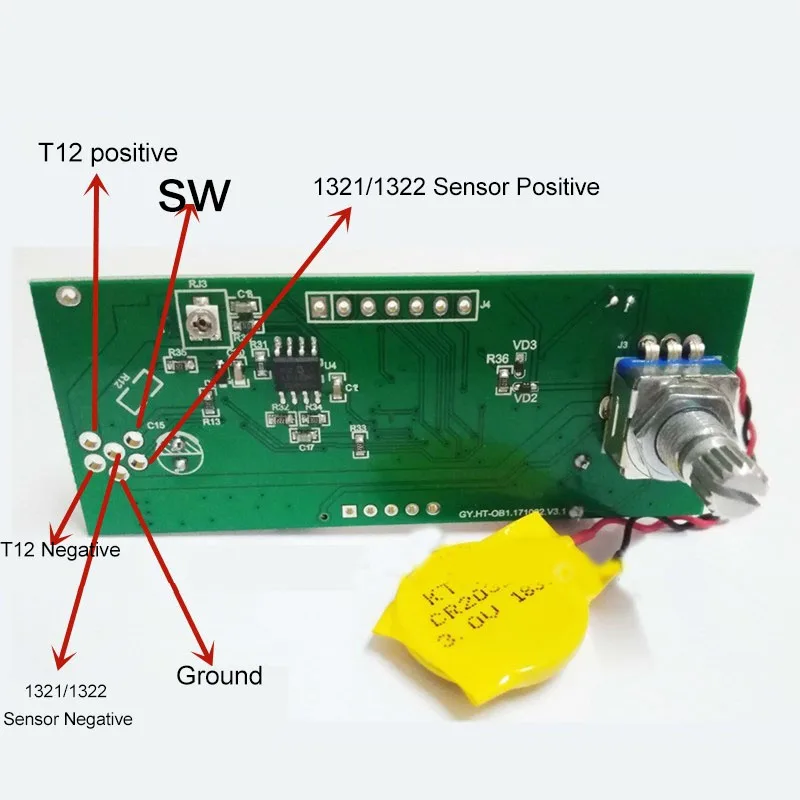 Паяльная станция T12 STM32 с OLED-дисплеем цифровой контроллер температуры панель