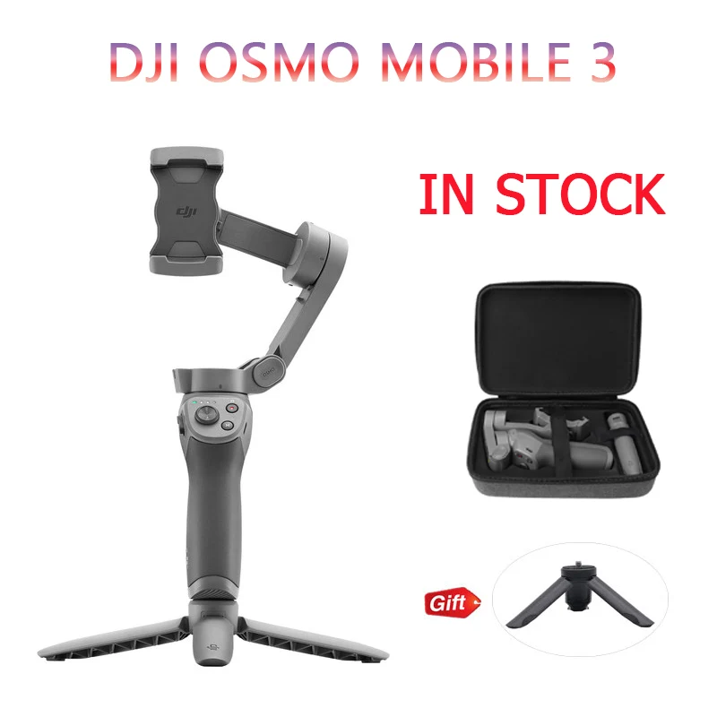 Складной 3-осевой стабилизатор DJI Osmo Mobile 3 ручной подвес для смартфона Gopro экшн-камера для телефона 8 для телефона 11