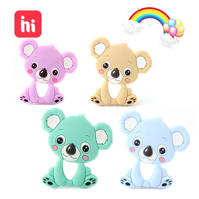 Детский Прорезыватель для зубов Keep &amp Grow Koala силиконовый ожерелье грызуны зажимы