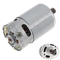 12 6v rs550 dc motor electric drill motors nine teeth use for single speed electric drill