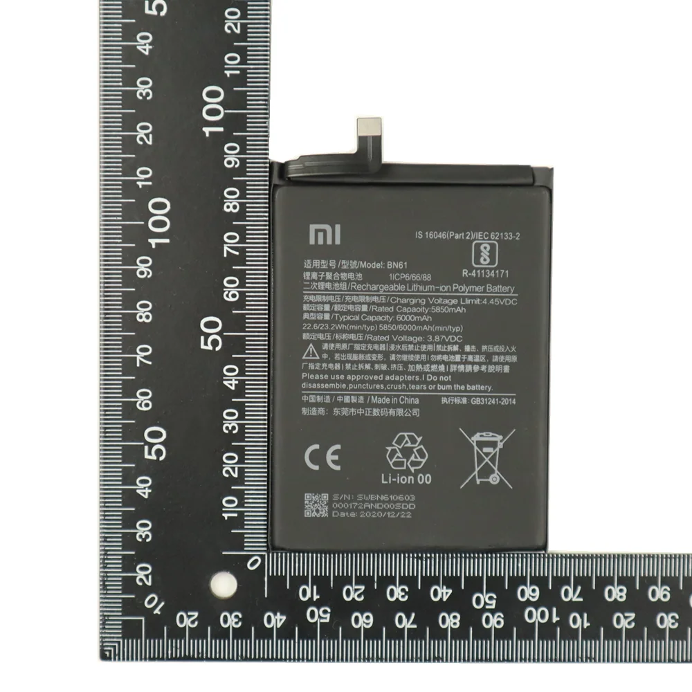 

100% Xiao Mi BN61 6000 Xiaomi Pocophone X3 Poco X3 +