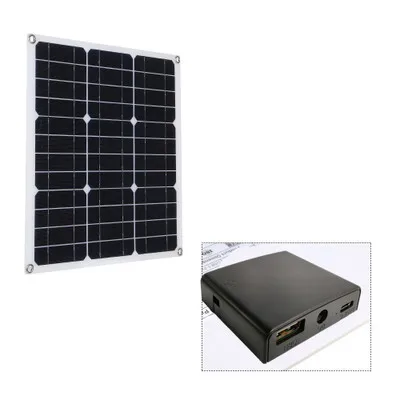 200W 18V Solar Panel Kit Power Bank Dual-USB With 60A Controller Folding Outdoor Mobile Battery Charger Supply | Электроника
