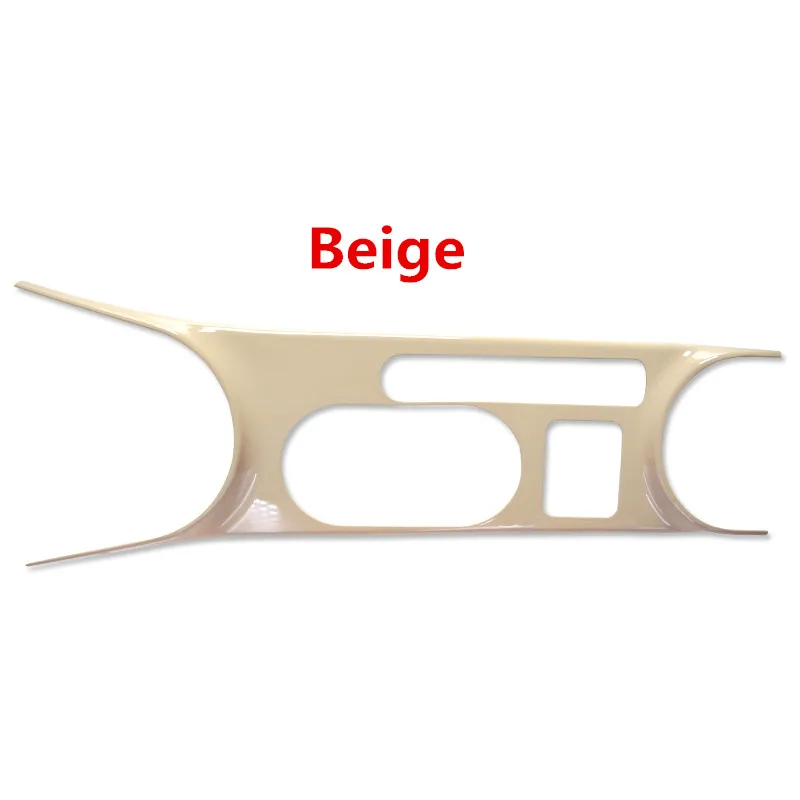 Beige Пластиковая Автомобильная накладка на крышку панели КПП центральной консоли формовочная Накладка для Volkswagen Beetle 2013 Стайлинг - Название цвета: Beige