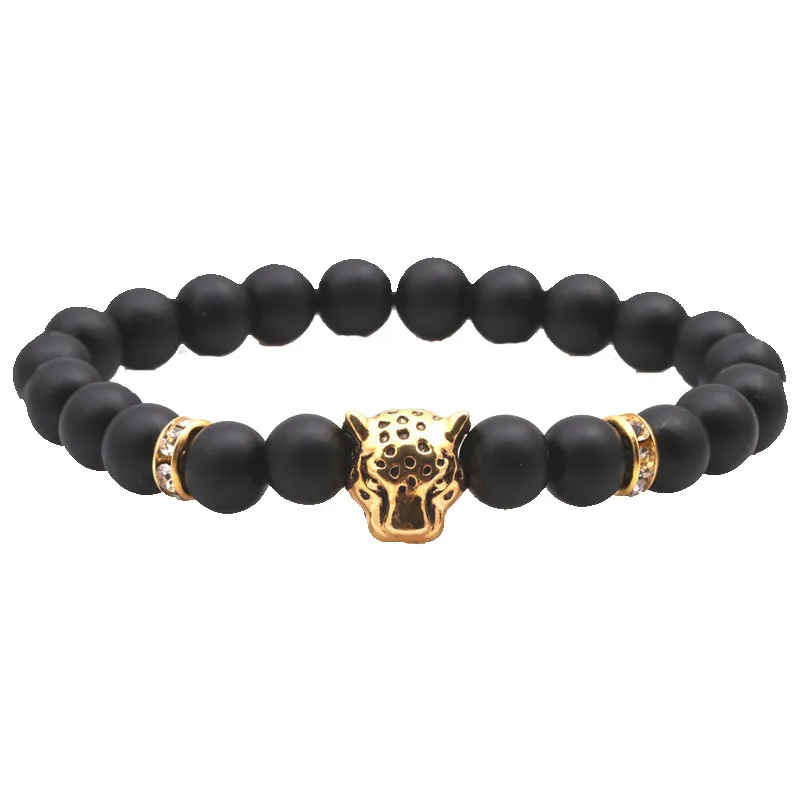 Женские и мужские браслеты ERLUE браслет из натуральной лавы бусин ручной работы