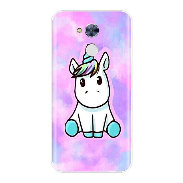 Phone Case For Huawei Honor 4C 5C 6C 6A Pro Soft TPU Silicone Cute Rainbow Unicorn Cover 4X 5A 5X 6 6X | Мобильные телефоны и