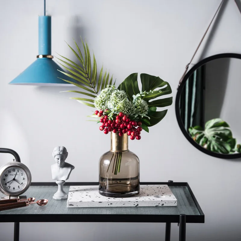 Современное Качество прозрачное украшение для стеклянной вазы высокие свадьбы