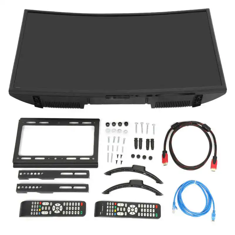 43 дюймов Экран монитор изогнутый HD ТВ 3000R умный телевизор LCD ультра тонкий