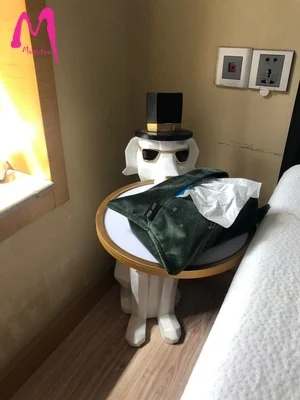 MGT нордическая ротовая тарелка Doberman коробка для салфеток полка скульптура собаки