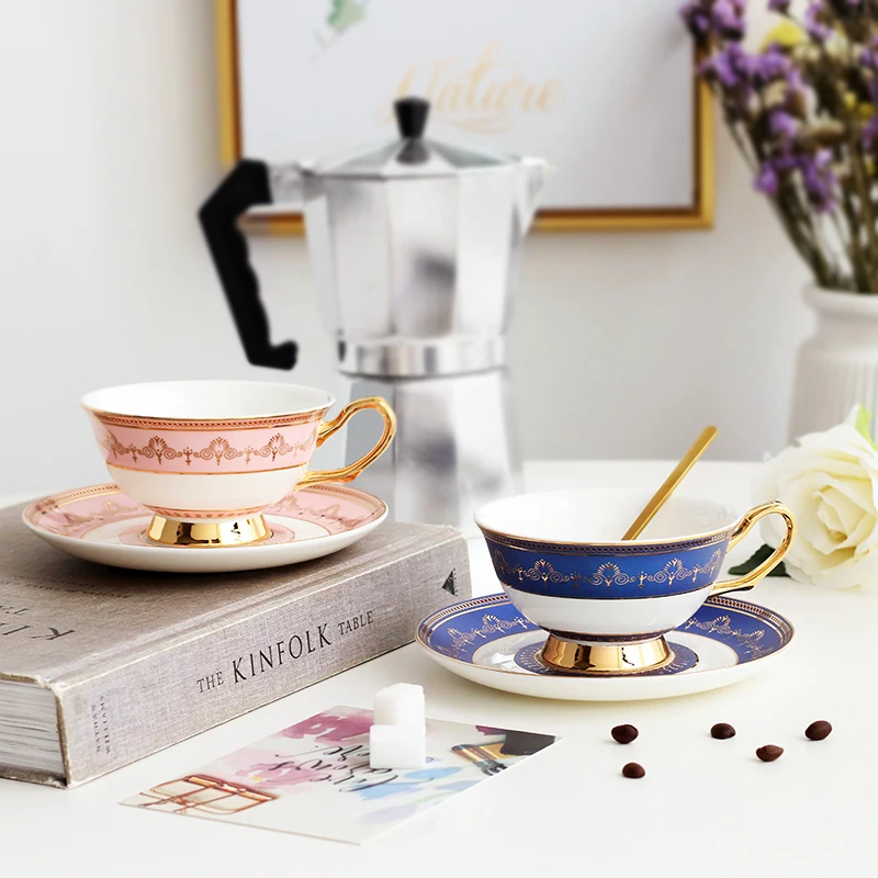 Nodic кофейная чашка и блюдце Bone China Espresso многоразовая портативная фарфор Koffie Beker