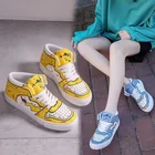 Кроссовки Новый Пикачу Обувь с высоким берцем, женская обувь, осенне-зимние женские ботинки для любого наряда; Обувь для спорта и отдыха, подходят под все Горячая распродажа!