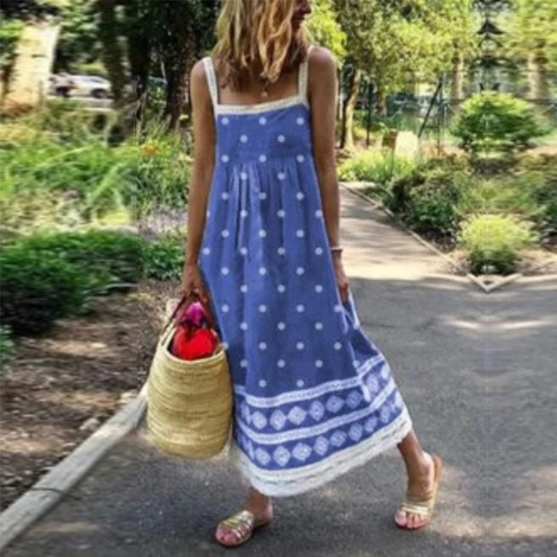 Женское Элегантный квадратный вырез пляжное платье сексуальное Вечерние без