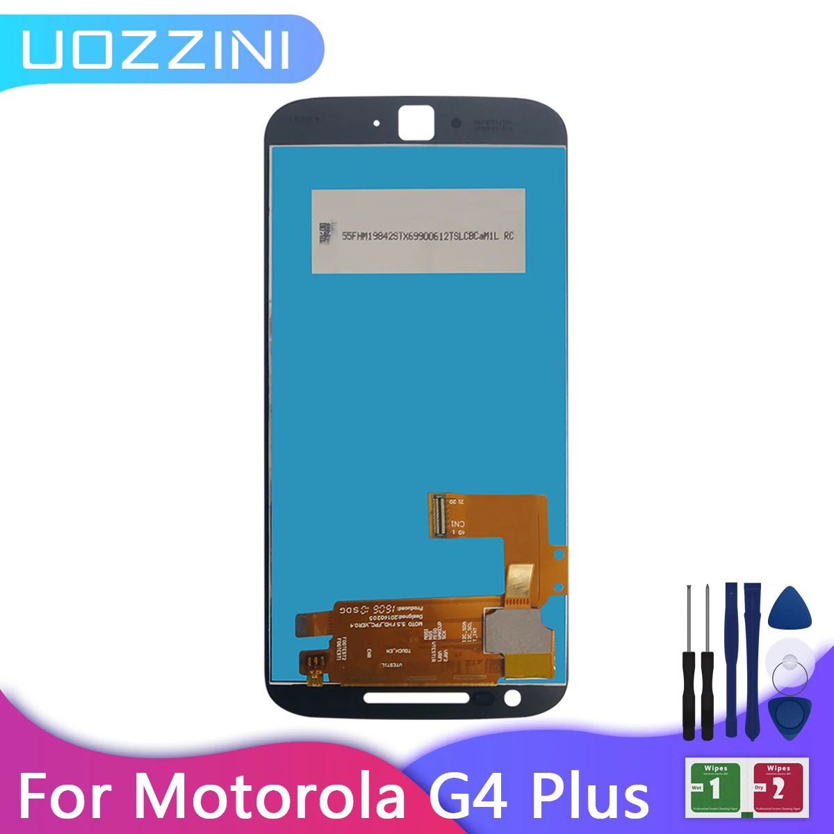 ЖК-экран 5 дюйма для Motorola Moto G4 Plus ЖК-дисплей XT1644 XT1642 сенсорный в сборе + инструмент -