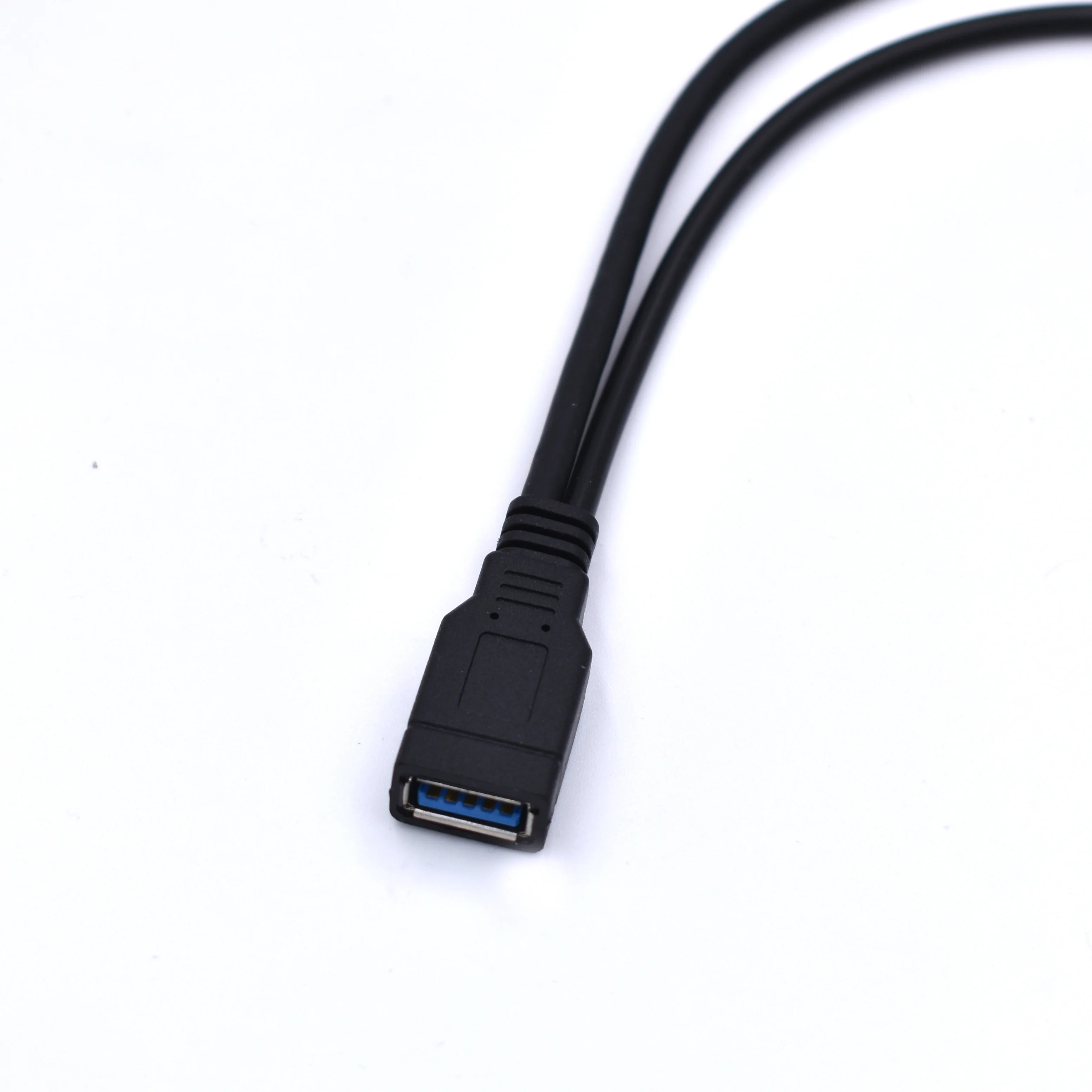 Удлинительный кабель для передачи данных и черный USB 3 0 гнездо двойной штекер