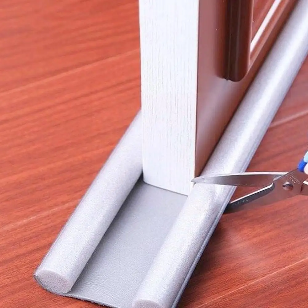 Нижняя уплотнительная лента для двери гибкая Звукоизоляционная от шума и ветра