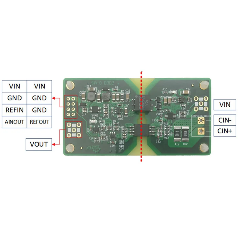 Lusya AMC1301 Высокоточный аналоговый модуль изоляции тока напряжения + 5V 5A/200 KHz полоса