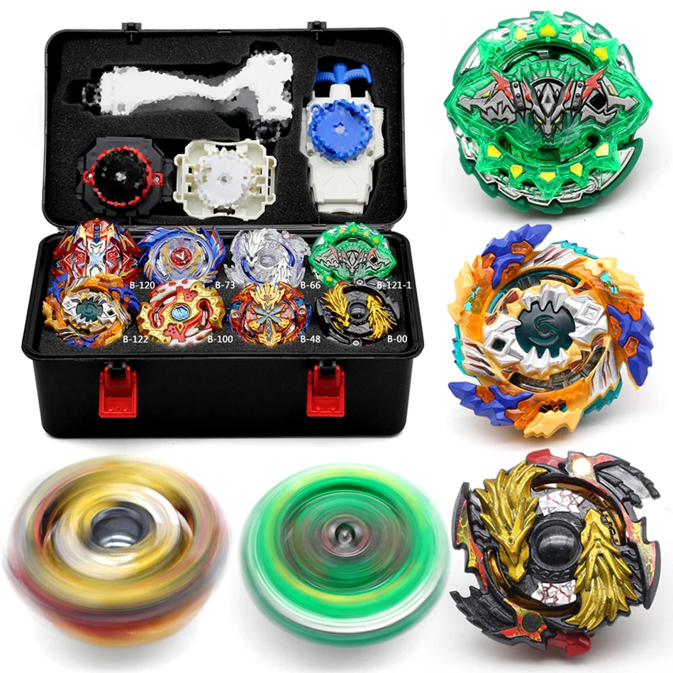 Beyblade Burst игрушки B-122 запуска и коробка Babled Металл Fusion повороте верхнего бей лезвие